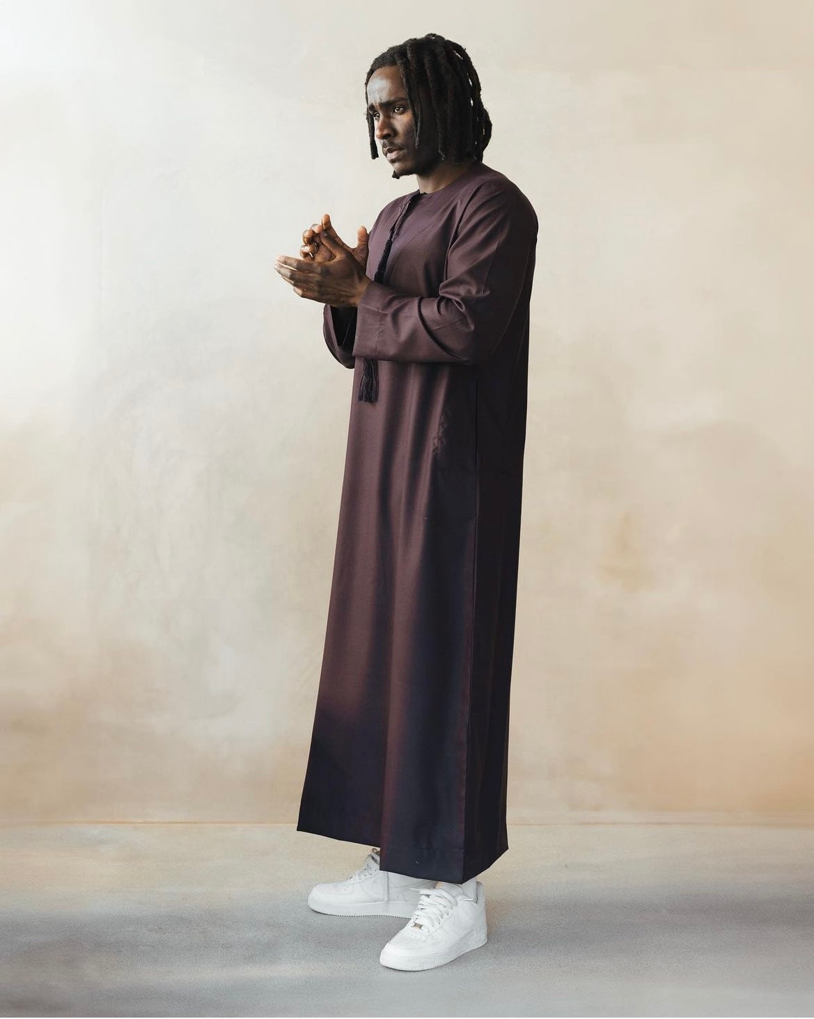 Burgundy Omani/Emirati thobes