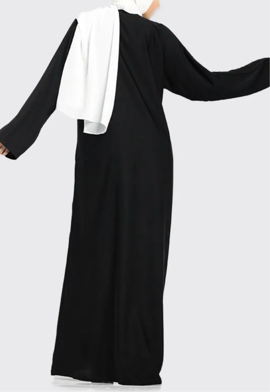 Black Plain Abaya