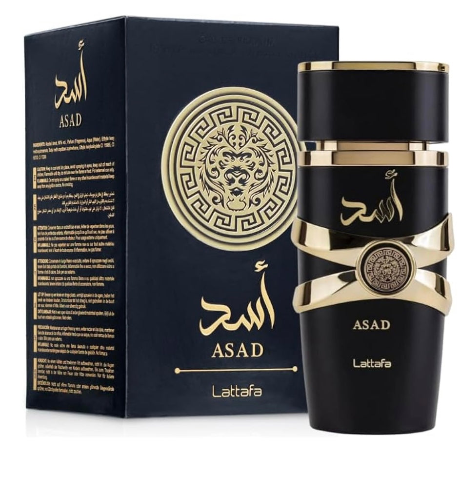 Asad Lattafa for Unisex Eau de Parfum Spray 100ml Men Women Perfume