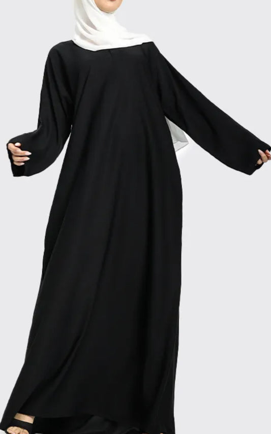 Black Plain Abaya